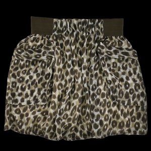 H&M Leopard Print Skirt